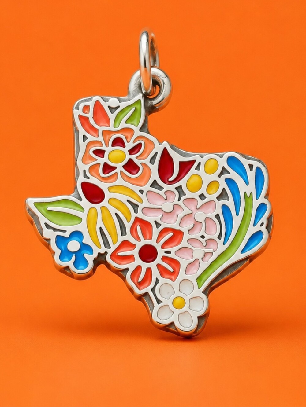 James Avery Enamel Texas Wildflower Charm